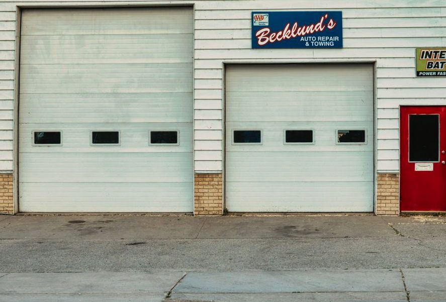 Example of garage door opener repair work
